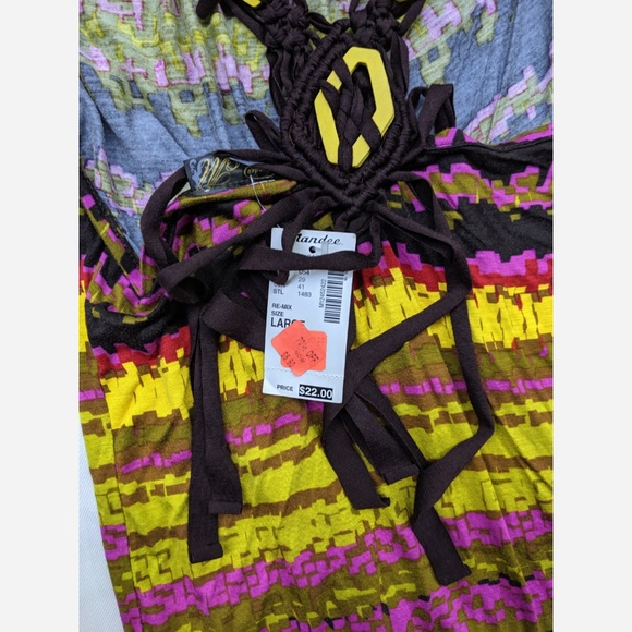 Women's Large Mandee Rayon Sleeveless Top - Picture 2 of 2